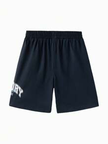 Balabala Boys' Quick-Dry Shorts, Breathable Summer Five-Point Pants, 2025 New Arrival - Dark Blue - View 6