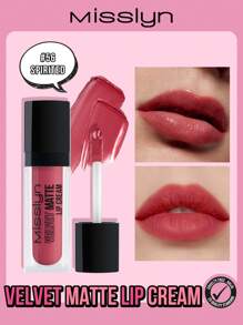 Misslyn VELVET MATTE LIP CREAM, Lightweight, Long Lasting High Impact Color, Smooth And Creamy Texture, Silky Velvety Finish, High-Intensity Matte Color, Against Dryness, Y2K Makeup Party Beach Travel Holiday Camping Outdoors Present Rose Fashion Girl New Year Cosmetic Cosplay Best Trip Festivals Color Fancy Campus School Charm Vibe Cny Chinese New Year, Valentine's Day Gifts