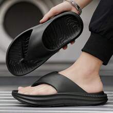 1 Pair Men's Lightweight Comfortable Clogs Hollowed Out Anti Slip Garden Shoes Men Mesh Summer Sandals For Men's Casual Outdoors Non-Slip Thick Sole Beach Flip Flops Slippers