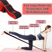 1 件装 瑜伽弹力带 开背开肩健身女性阻力训练器材分段式数字拉伸带拉力绳 - 彩色 - 查看 5