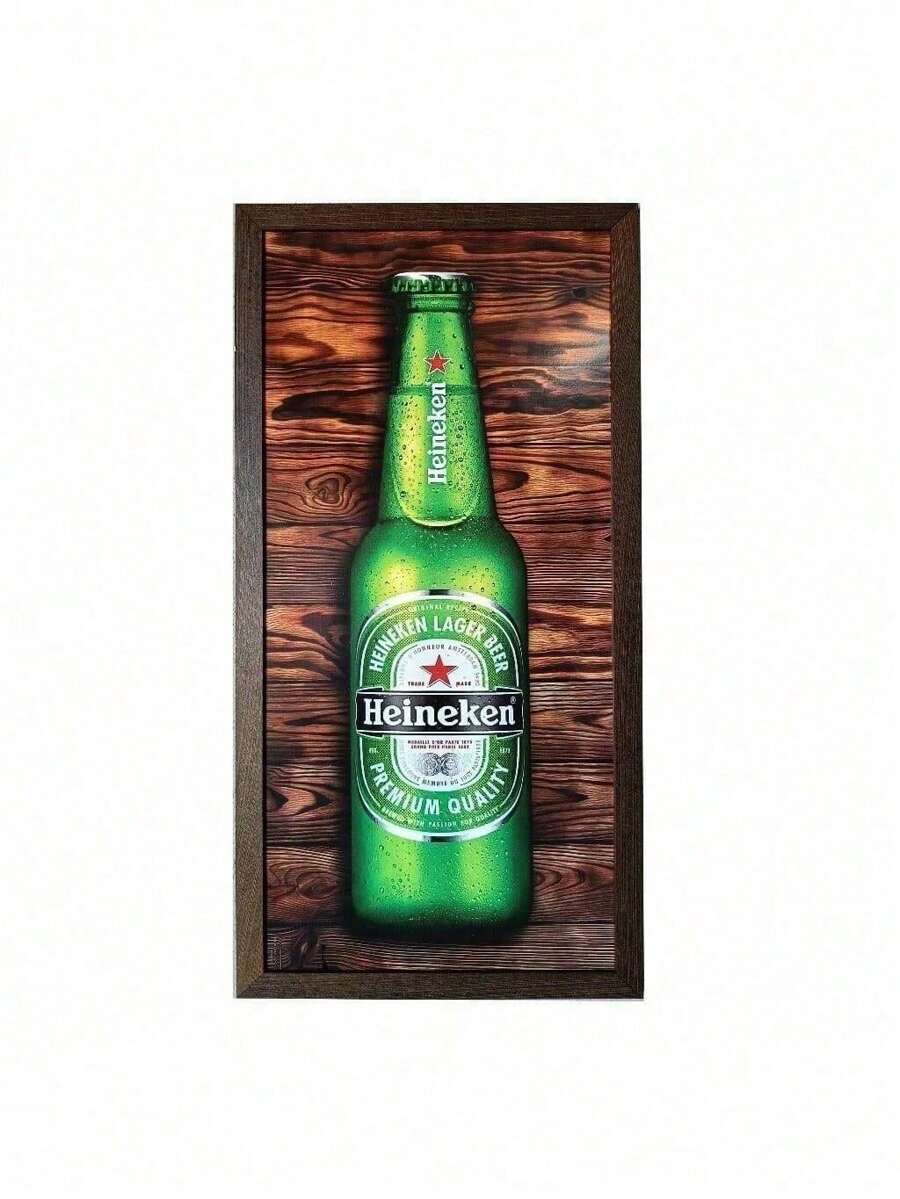 Framed Picture For Barbecue Corner And Bar 19x40cm - 01 喜力 - 查看 1