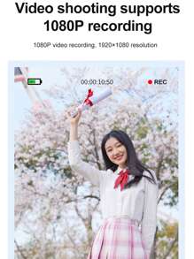 高分辨率迷你相机、复古 CCD 数码相机、用于照片和视频的便携式紧凑型相机、电子图像稳定、16 倍光学变焦