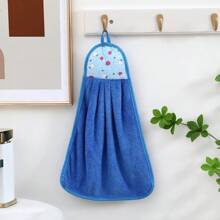 Soft Hand Towel Dishcloths Hanging Cloth Kitchen Accessories Coral Velvet Bathroom Supplies Microfiber