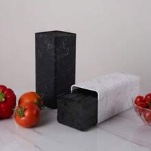 Messerhalter-Ständer mit Plastik-Messerblock zum Einstecken, Aufbewahrungsbehälter, Küchen-Zubehör, Kunststoff-Messerblock-Halter, freie Einstellung, Küchen-Aufbewahrungsständer, schwarzer Messerhalter mit Borsten, Tisch-Organizer, Werkzeug, Küchenmesser-Aufbewahrungsständer, Werkzeug-Set, Universalzubehör-Organizer, Küchen-Aufbewahrungsständer