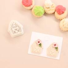 1pc/3pcs Easter Clay Cutters, Polymer Clay Cutters, Rabbit Clay Earring Cutters, Egg Clay Cutter Set, Polymer Clay Earring For Earring Making, Jewelry Making Kits
