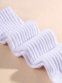 18 Pairs Women's Fashion Colorful Bubble Pile Socks, Comfortable, Breathable, Classic, European Style, Knee-High, Casual Tight Stockings