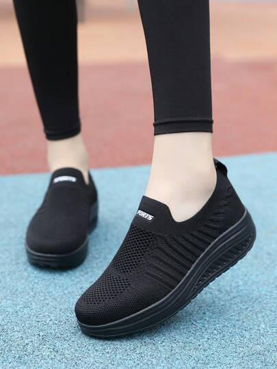 New Style Slip-On Fashion Casual Shoes, Lightweight Comfortable Commuting Sports Shoes, Versatile Simple Comfortable Low Vamp Women Shoes, Easy To Wear Women Shoes, Black Color, Black Dance Shoes, Black Rocker Bottom Shoes, Women Loafers, Women Casual Sports Shoes, Lightweight Soft Bottom Dance Shoes, Women Thick Bottom Casual Shoes, Low-Top Women's Flats, Black Shoes, Women's Thick Bottom Casual Shoes, Women's Platform Wedge Heels