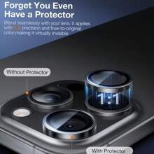 16pcs Lens Protective Film/Camera Protection/Prevent Scratching/5 Sets Of Mixed Color Machine Lens Protective Film, Ultra-High Definition 9H Reinforced Glass And Metal Separate Ring Cover, Easy To Install, Scratch-Proof, Suitable For Shell +1pc Storage Box. Mobile Phone Lens Film Black, Blue, Gold, Silver, Colorful Lens Film. Gift For Birthday, Family, Friends Alloy Metal With Tempered Glass Full Cover, Lens Protector, Phone Accessories