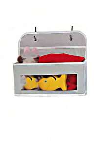1-5-Tier Hanging Storage Organizer With 5 Large Pockets, Foldable Wall-Mounted Storage Rack For Closet, RV, Bathroom, Bedroom