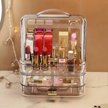 1pc Multi-Layer Cosmetic, Jewelry & Accessories Organizer Box, Dust-Proof Drawers Storage