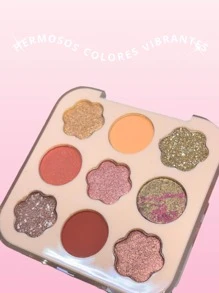Eyeshadow Palette 9 Shades Matte, Satin, Glitter High Pigmentation