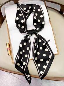 1入組女士春夏款休閒模擬絲質圍巾，專業印花圍巾適用於脖子、頭巾，薄型裝飾圍巾或腰帶，頭巾時尚髮箍 - A - 查看 25