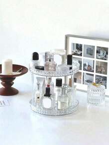 1pc 360 Degree Rotating Makeup Organizer, Transparent Makeup Display Stand, Large Capacity Dresser Storage Rack , For Lipsticks, Brushes, Creams, Eyeshadows, Nail Polishes And Jewelry, Cosmetic Storage Box For Desk, Bathroom, Dresser-Transparent Bag,Room Decor, Bags,Makeup Bag,Vanity,Travel,Make Up Bag,Travel Essentials,Organizer,Storage,Travel Essential,Makeup Organizer,Makeup Bags,Make Up Organizer,Organiser,Toiletry Bag,Desk Organiser,Cosmetic Bag,Makeup Pouch,Make Up Organize,Vanity Accessories,Make Up Pouch,Make Up Bags,Jewellery Box,Pouch,Makeup Brush Holder,Brush Holder,Perfume Organiser,Pouch Bag