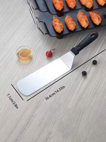 Espátula para bistec de acero inoxidable para barbacoa, tenazas para parrilla Hibachi y tortitas, pala gruesa para servir pizza - Herramientas de cocina - Multicolor - Ver 18