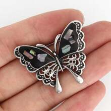 1 件时尚复古昆虫蝴蝶合金胸针适合女性日常佩戴 - 胸針 - 查看 9