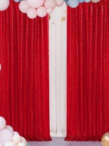 1 pièce Rideau de fond en sequins or/argent, plusieurs couleurs, décoration de fond de fête, rideaux de fond de mariage, décoration de mariage, décoration de baby shower, décoration de révélation de genre, décoration de fête d'anniversaire, pour studio de photographie, décoration de fond photo