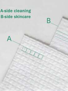 Zepirrcl 25/50/100 片 10.2 英寸 X11.8 英寸一次性洗脸巾，厚实柔软的洁面巾，干湿两用，不起毛，便携旅行，日常护肤，家居清洁，卸妆，学校，返校，旅行，旅行必需品，家居必需品，毛巾，护肤 - 綠色 - 查看 5