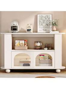 Mueble Multiusos Cajon Moderno Blanco Organizadores Cocina - Blanco - Ver 3