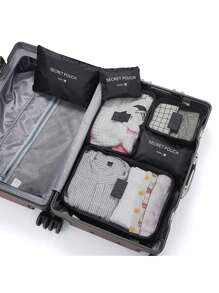 6pcs/Set Multifunctional Storage Bags, Portable Travel Organizer Bags, Foldable Storage Bags, Garment Organizer Bags, Dust & Moisture Proof
