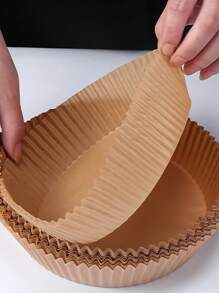 50/100pcs Air Fryer Papers, Food Baking Mat Sheets, Cooking Baking Parchment Paper, Kitchen Absorbent Oil Pad