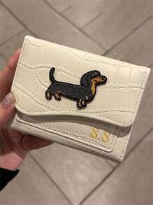 [Personalisiert] Personalisierte Dackel Geldbörse Hund Kartentasche Geldbörse Damen Neu Geldbörse Kartentasche Integriert, langanhaltend, Farbig, Süß, Niedlich, Witzig, Y2K, Stilvoll, Lässig, Süß, Individuell, Personalisiert, Einzigartig, Maßgeschneidert, Ideale Geschenke für Ihn, Ideale Geschenke für Sie, Sie, Freundin, Freunde, Kinder, Schulmaterial, Für Lehrer, Für Jungen und Mädchen, Für Teenager, Schüler der Sekundarstufe I, Schüler der Sekundarstufe II, Studenten, Erstsemester, Zweitsemester, Unterstufenschüler