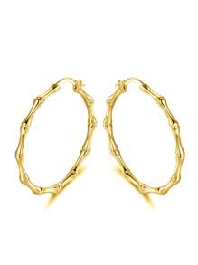 1 Paar Charm 925 Sterling Silber Creolen Ohrringe Hochzeitstag Ohrschmuck für Frauen Geschenk Edel Schmuck