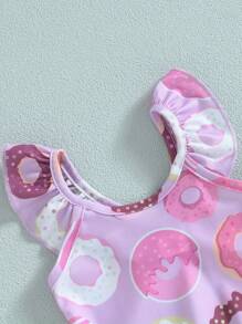 Newborn Baby Swimwear - Purple - View 4