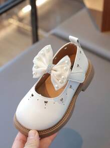 Chaussures de princesse à nœud papillon pour filles, Chaussures Hanfu à semelle souple, Nouvelles chaussures de loisirs pour enfants, Printemps Automne 2025