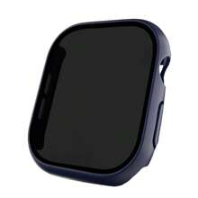 1 件男女款隐私手表壳适用于 40/41/44/45/42/46 毫米防窥超薄玻璃屏幕保护膜轻质保护套保险杠适用于手表系列 10/9/8/7/6/SE/5/4
