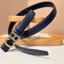 女士腰带，金色 CH 扣 - 适合牛仔裤、连衣裙、休闲装和街头服饰，多功能配饰 | 适合日常通勤、派对、婚礼等夏季、学校秋季、秋季、万圣节 - 彩色 - 查看 9