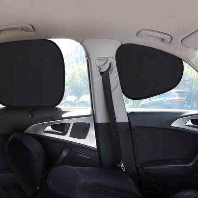 Static Adsorption Car Side Door Glass Shading Baffle, Car Sunshade Baffle, Car Privacy Anti-Peeping Curtain, Car Anti-Ultraviolet Cooling Kit, Simple Adsorption Installation, Foldable Storage, Does Not Take Up Space