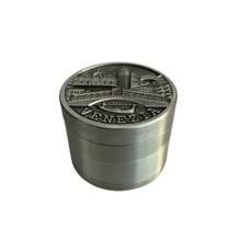 50 毫米 4 层多功能便携式香草研磨机切碎机手动烟草粉碎机香料金属磨粉厨房工具