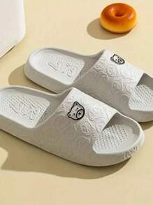 Pantoufles épaisses noires pour femmes en EVA, sandales de mode légères antidérapantes pour usage intérieur et extérieur, plage d'été