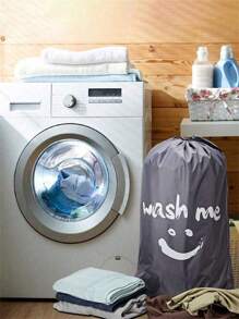 Multi-Functional Cute Smiling Face Laundry Bag For Home Use