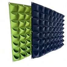 9/72Grids Pockets Wall Hanging Planting Pot Green Plant Grow Planter Vertical Garden Bag Garden Supplies Bags Garden Tool Wall Hanging Pockets Planting Bags Flower Pot Home Garden Grow Bag Garden Planter Vertical Suculentas Plant Pot Home Decor