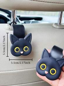 Cute 3d Cartoon Cat Car Seat Headrest Hook - Universal Vehicle Storage Organizer For Handbags, Wallets, Coats - Cute Car Accessories For Playful Car Owners,Wall Picture Frame,Wall Hooks Self Adhesive,Hooks,Hook,Wall Hooks,Bathroom,Towel Holder,Hooks,Wall Hooks,Hooks,Wall Hook,Door Hanger