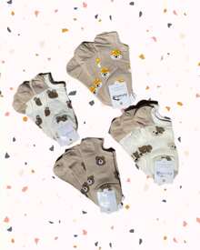 12 pares de calceta tobillera figuras - Multicolor - Ver 2