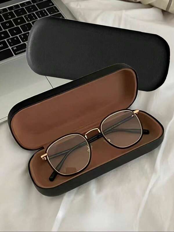 1 stuks brillenkoker voor mannen en vrouwen met harde schaal, stofdichte opbergruimte, modieuze brillentas voor buiten, opbergruimte voor gender reveal party's, perfect voor verjaardagen, bruiloften, feesten, het perfecte cadeau voor collega's, vrienden en familie, terug naar school