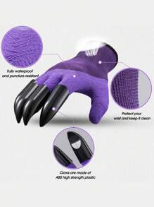 Gardening Gloves With Claws, Waterproof, Breathable, Used For Digging And Planting, Puncture-Resistant, The Best Gift For Women For Planting, Gardening Gloves With Claws For Women