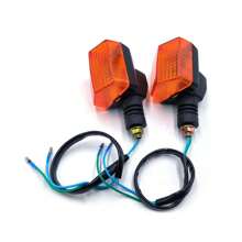2PCS Motorcycle Turn Signals Light Compatieble With XL250R XL350R NX125 Nighthawk 250 CB250 Reflex 200 TLR200