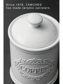 3 Juegos de Recipientes de Cocina de Cerámica, Adecuados para Encimeras, Herméticos, Molinillo de Café, Azúcar, Frascos de Almacenamiento de Té con Tapa - Pergamino dórico - Ver 4