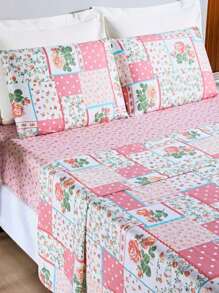 4 Piece King/Queen/Double/Single Bedding Set Top Sheet, Bottom Sheet And Pillowcases Bouti - 利店 - 查看 4