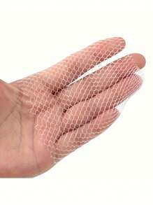 100/50/20/10pcs Makeup Brush Protective Net Covers, Plastic Net Covers, Hair Brush Net Covers, Anti-Shedding Protector, Makeup Brush Collection Nets, Beauty Tools - Multicolor - View 5