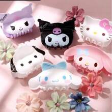 Sanrio 1pc New Cute Seagull, Lomi KT Cat, Jade Dog, Cartoon Hair Claw Clips