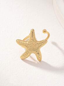 1 pièce Bague étoile de mer mignonne pour les vacances d'été