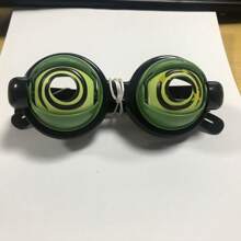 疯狂眼睛眼镜玩具成人派对用品趣味恶作剧圣诞节生日礼物塑料眼镜新奇玩具复活节礼物