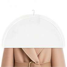 1pc Garment Dust Cover, Semi-Transparent Dust Protection Cover Suitable For Wardrobe