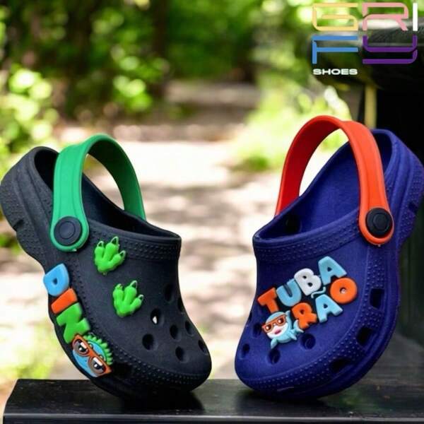 Kit 2 Pares Sandalia Babuche Infantil Menino