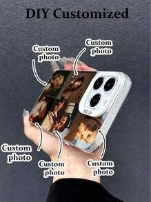 Customized Photo DIY 2-In-1 High-End Soft Textured Thick Painted Anti-Drop Phone Protective Case Compatible With Apple IPhone 16 Pro/IPhone 16/IPhone 16 Pro Max/IPhone 16 Plus/P 15 Pro Max, New Fashionable Design Compatible With IPhone 15/IPhone 11 IPhone 14 Pro Max, Anti-Drop For P13/XS/XR, Cartoon For P11/7 Plus 8P/78 ES2 Soft Shell Protective Cover