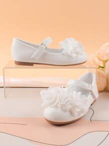 فستان أبيض للفتيات لمناسبات رسمية، أحذية كاجوال سوداء بنعل ناعم،أحذية ماري جين زهرية لفتاة الحفلة في حفل الزفاف أو الرقص أو البالية،أحذية مناسبة للأطفال بجميع المقاسات